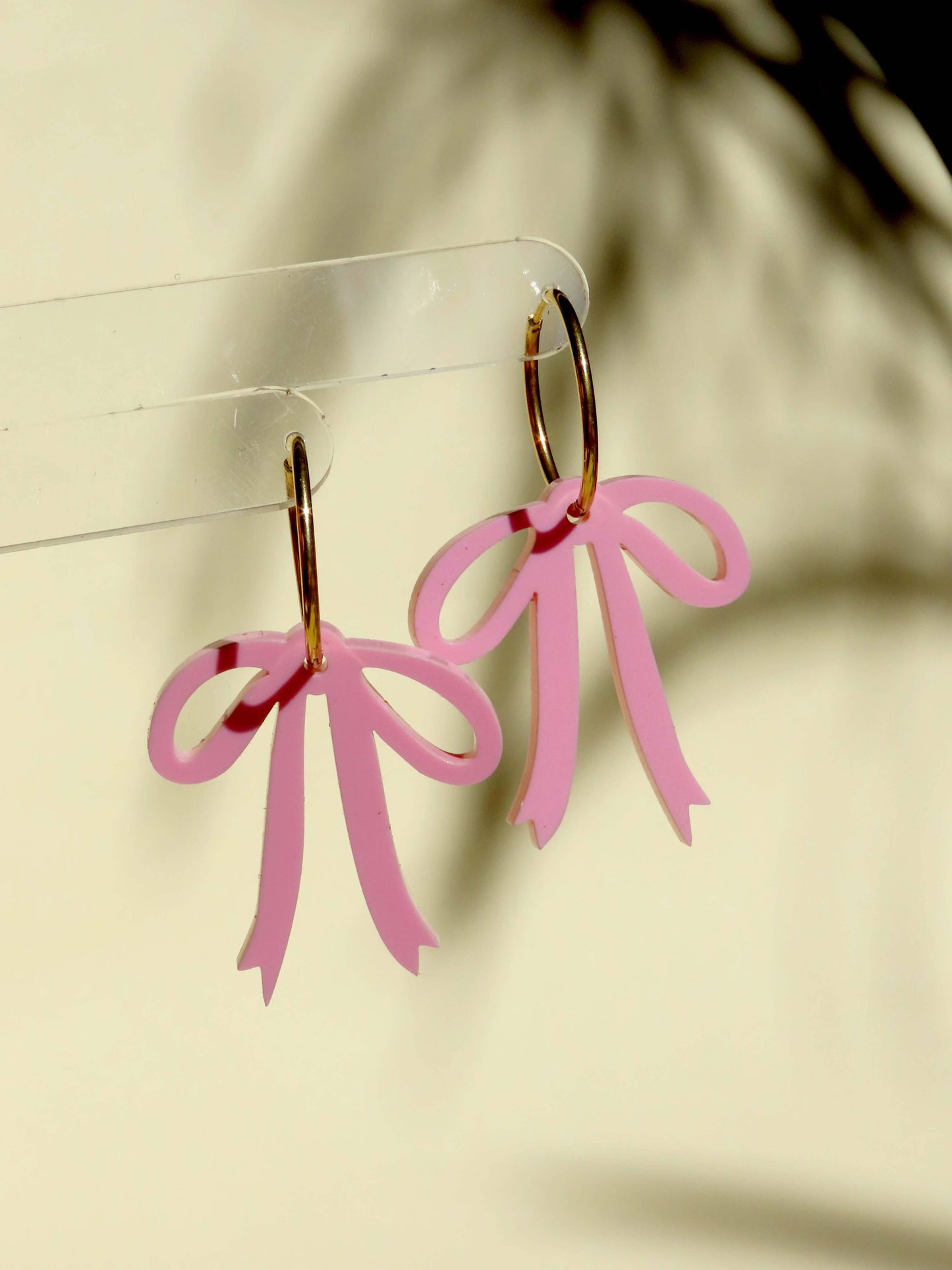 Creolen SCHLEIFEN Pink Gold