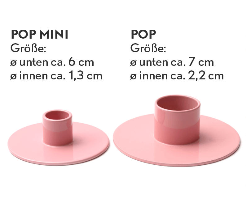 Kerzenhalter POP Peach
