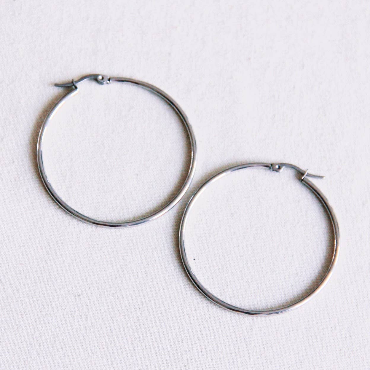 Edelstahlring 50mm 'Basic' - Silber