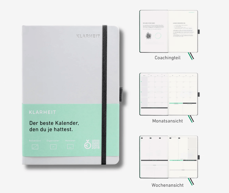 A5 Kalender Schwarz