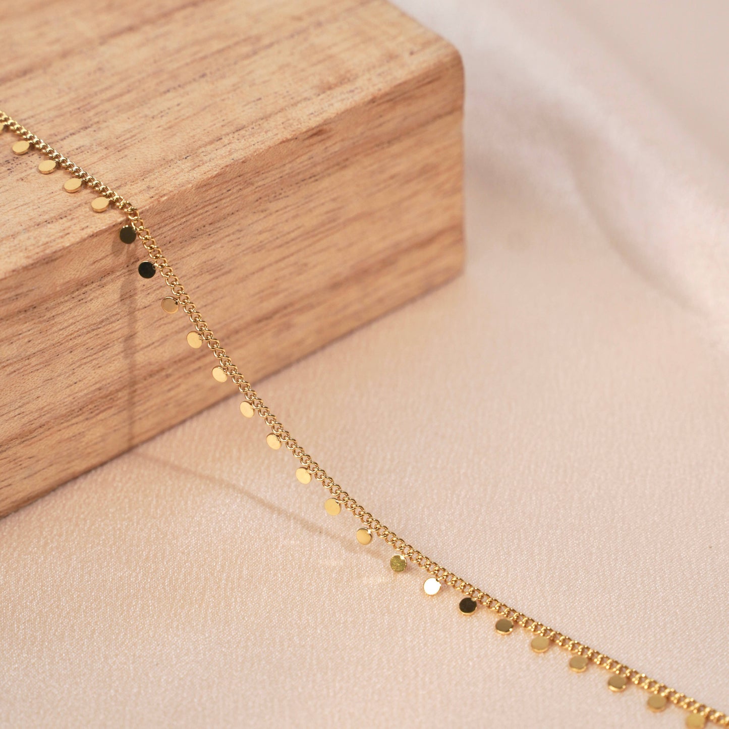 Armband Dots Gold aus Edelstahl