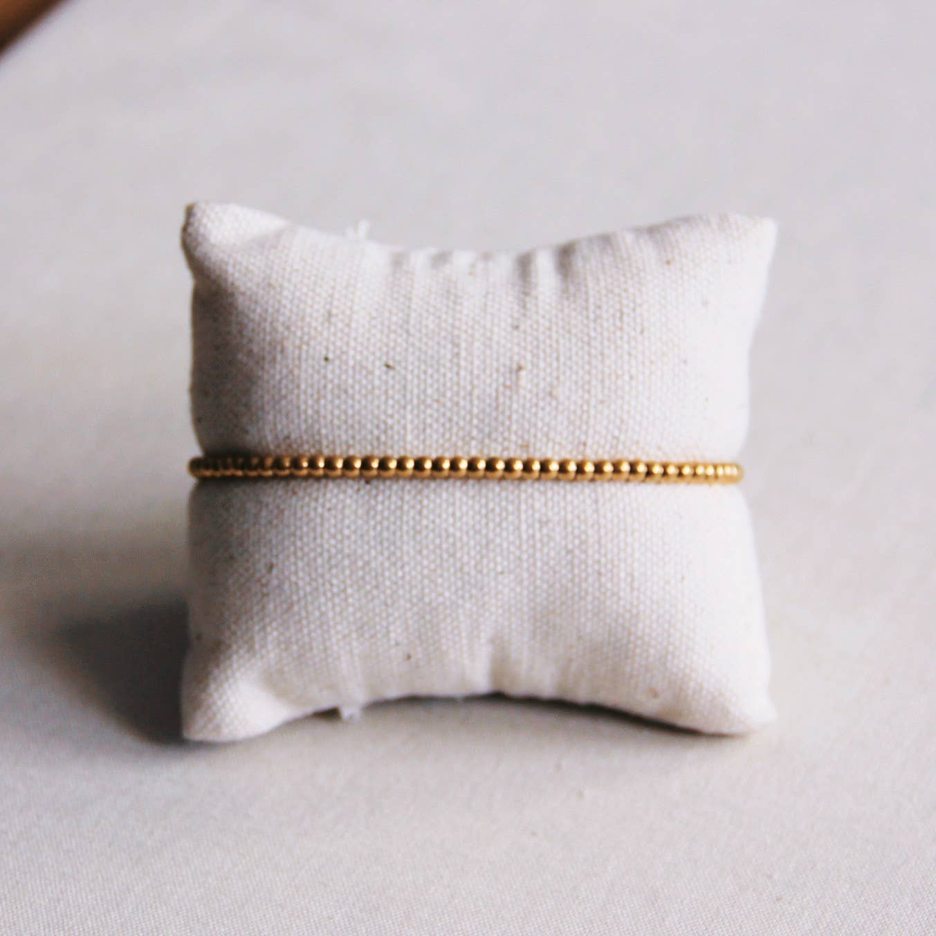 Perlenarmband Gold aus Edelstahl
