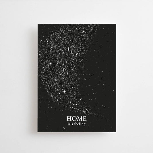 ZUHAUSE IST EIN GEFÜHL - POSTKARTE -
