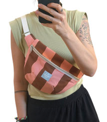 Bauchtasche JOE – Rosé & Braun