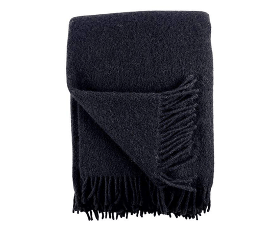 Wolldecke Schwarz