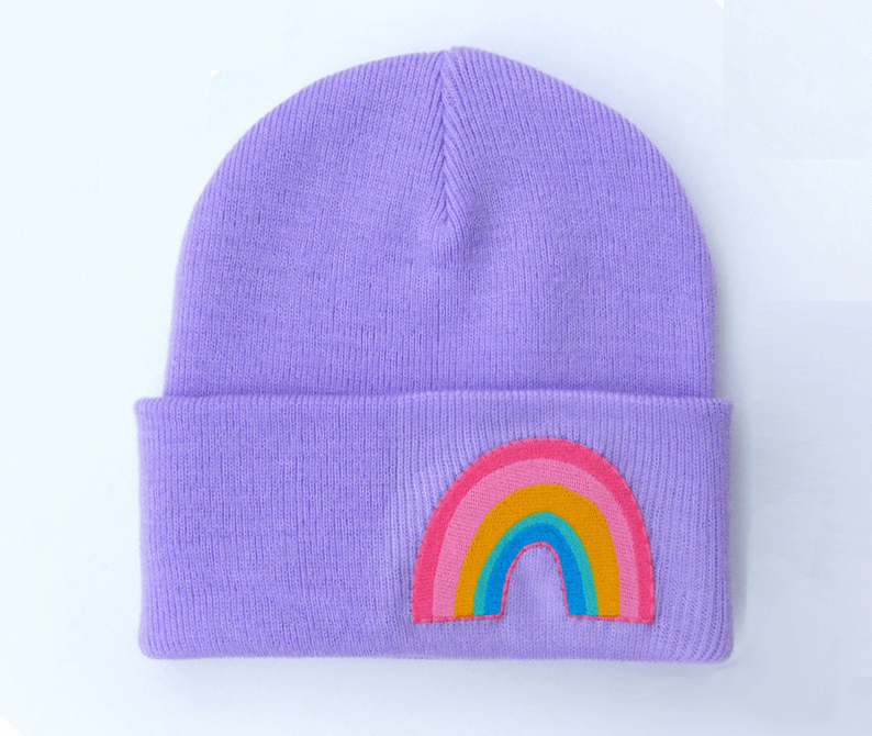 Mütze Rainbow Lila