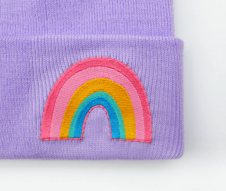 Mütze Rainbow Lila