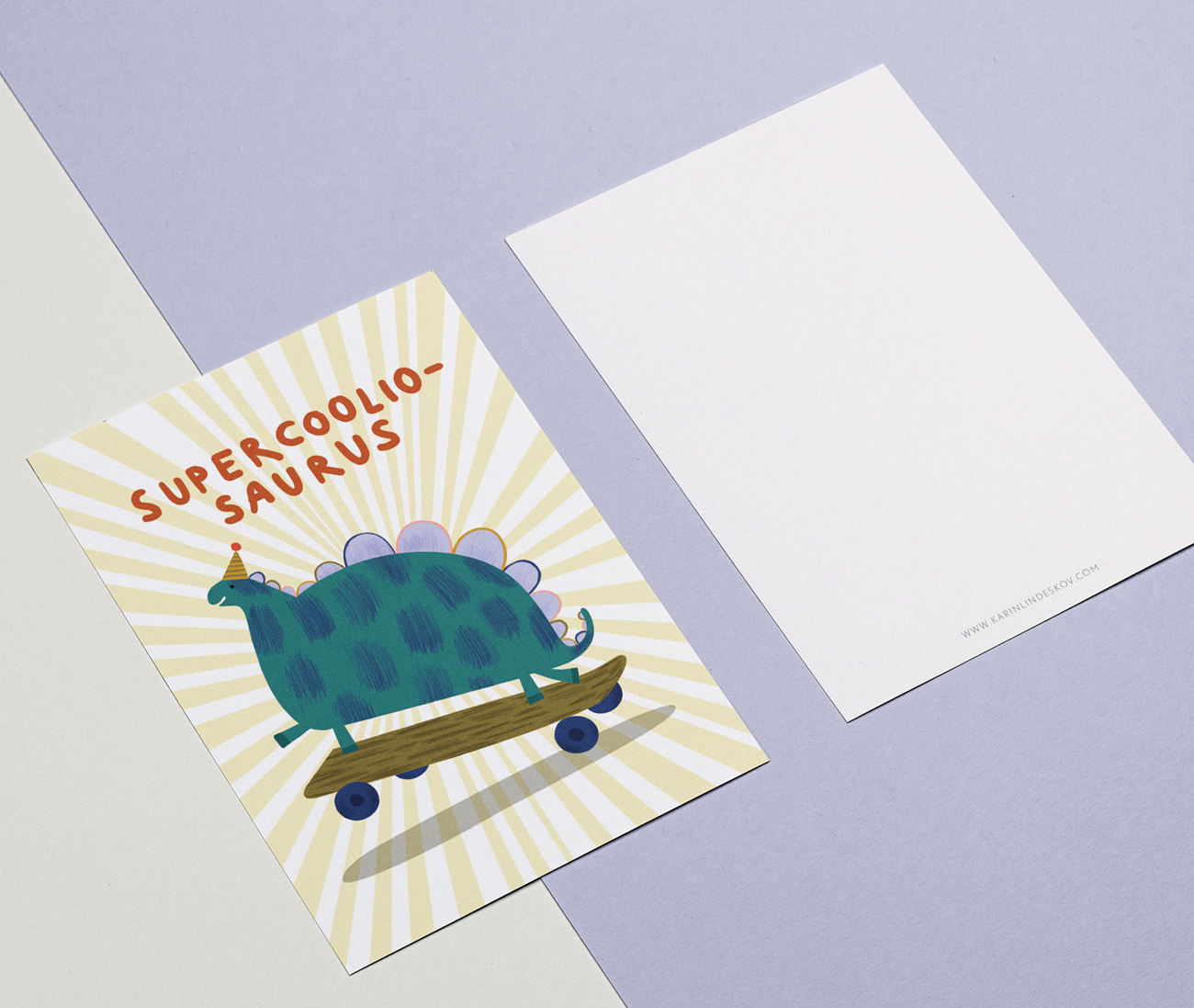 Postkarte Supercooliosaurus