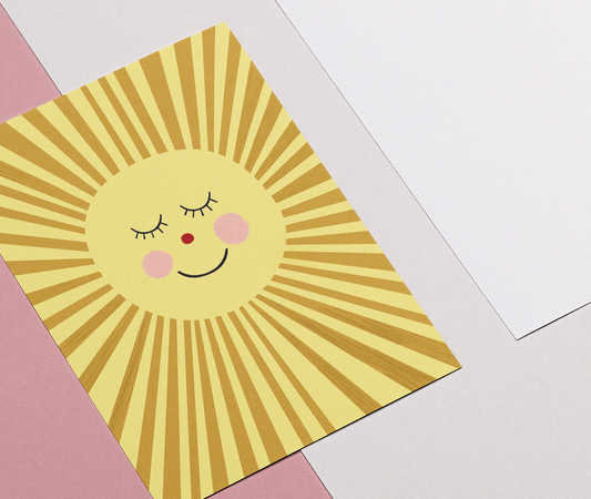 Postkarte Sunshine