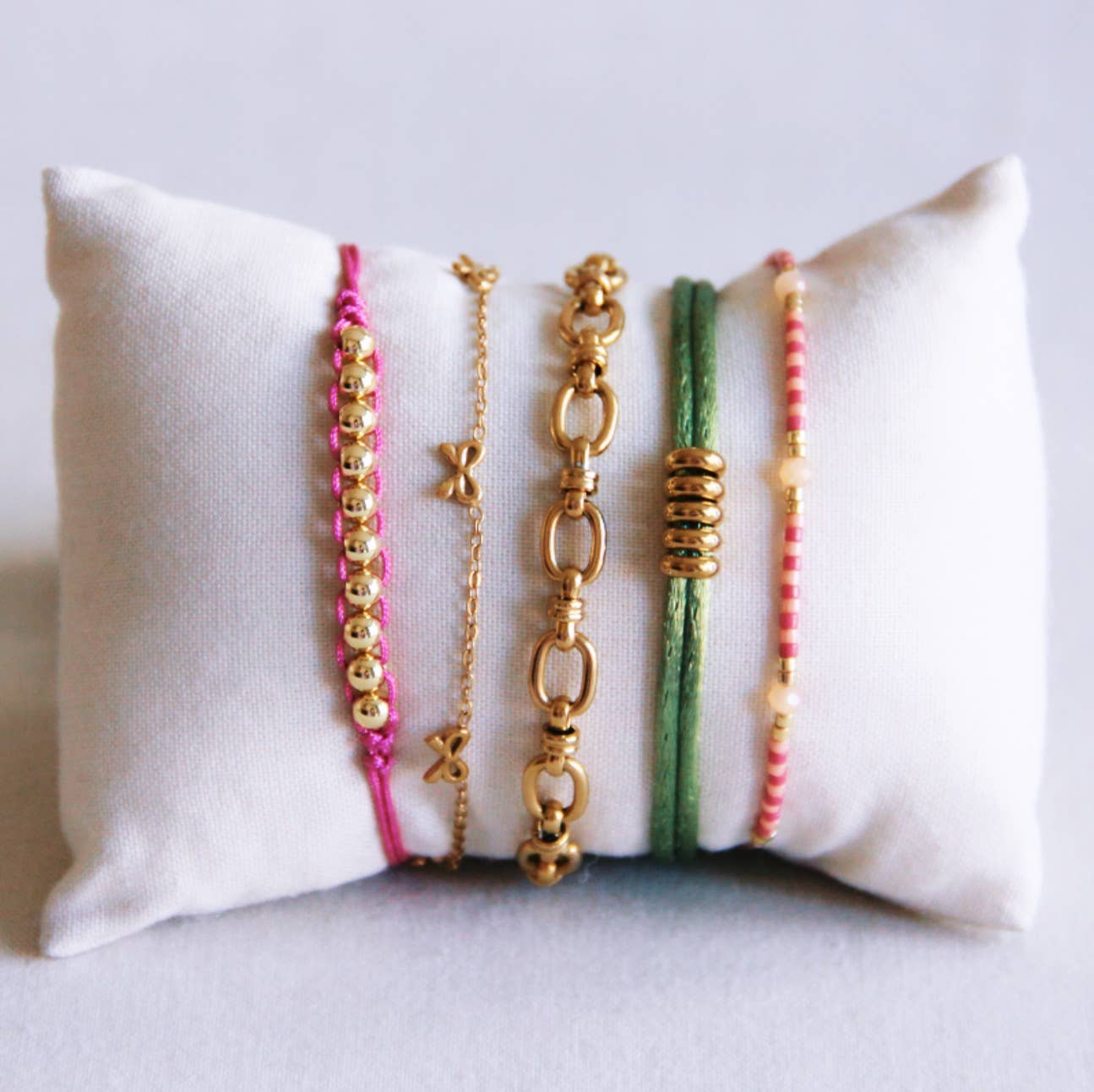 Armband MINI HERZEN Gold